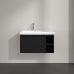 Villeroy & Boch Skyla szafka 77,2x43,9x43,6 cm podumywalkowa wisząca lewa Volcano Black C78800VL