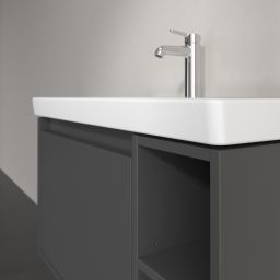 Villeroy & Boch Skyla szafka 77,2x43,9x43,6 cm podumywalkowa wisząca lewa Graphite C78800VR