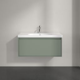 Villeroy & Boch Skyla szafka 97,2x43,9x43,6 cm podumywalkowa wisząca Soft Green C78900AF