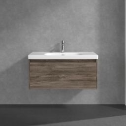 Villeroy & Boch Skyla szafka 97,2x43,9x43,6 cm podumywalkowa wisząca Stone Oak C78900RK