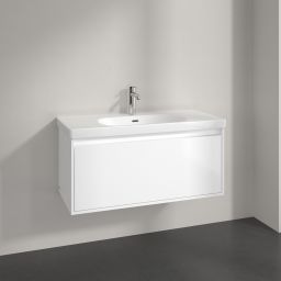 Villeroy & Boch Skyla szafka 97,2x43,9x43,6 cm podumywalkowa wisząca Brilliant White C78900VE