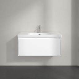 Villeroy & Boch Skyla szafka 97,2x43,9x43,6 cm podumywalkowa wisząca Brilliant White C78900VE