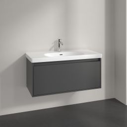 Villeroy & Boch Skyla szafka 97,2x43,9x43,6 cm podumywalkowa wisząca Graphite C78900VR