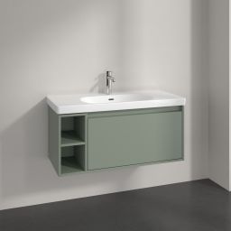 Villeroy & Boch Skyla szafka 97,2x43,9x43,6 cm podumywalkowa wisząca Soft Green C79000AF