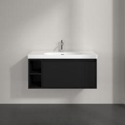 Villeroy & Boch Skyla szafka 97,2x43,9x43,6 cm podumywalkowa wisząca Volcano Black C79000VL