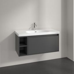 Villeroy & Boch Skyla szafka 97,2x43,9x43,6 cm podumywalkowa wisząca Graphite C79000VR