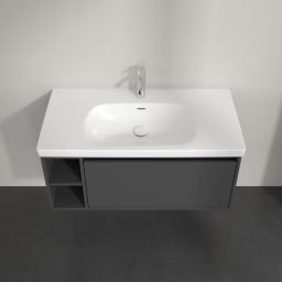 Villeroy & Boch Skyla szafka 97,2x43,9x43,6 cm podumywalkowa wisząca Graphite C79000VR