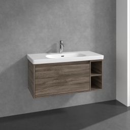 Villeroy & Boch Skyla szafka 97,2x43,9x43,6 cm podumywalkowa wisząca Stone Oak C79100RK