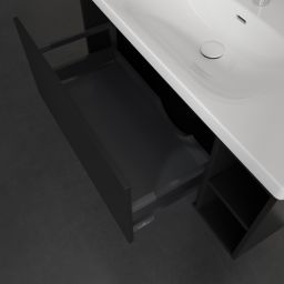 Villeroy & Boch Skyla szafka 97,2x43,9x43,6 cm podumywalkowa wisząca Volcano Black C79100VL