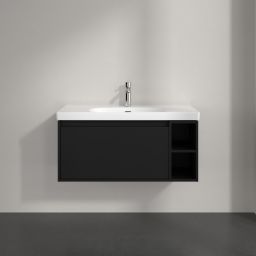 Villeroy & Boch Skyla szafka 97,2x43,9x43,6 cm podumywalkowa wisząca Volcano Black C79100VL