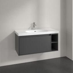 Villeroy & Boch Skyla szafka 97,2x43,9x43,6 cm podumywalkowa wisząca Graphite C79100VR