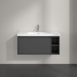 Villeroy & Boch Skyla szafka 97,2x43,9x43,6 cm podumywalkowa wisząca Graphite C79100VR