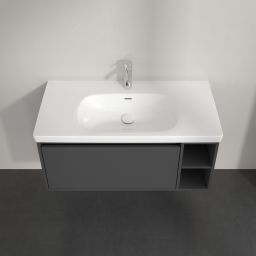 Villeroy & Boch Skyla szafka 97,2x43,9x43,6 cm podumywalkowa wisząca Graphite C79100VR