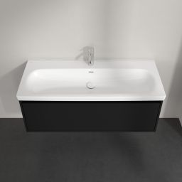 Villeroy & Boch Skyla szafka 117,2x43,9x43,6 cm podumywalkowa wisząca Volcano Black C79200VL