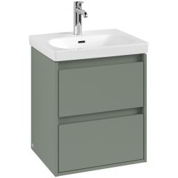 Villeroy & Boch Skyla szafka 52,2x42,4x59,6 cm podumywalkowa wisząca Soft Green C79300AF