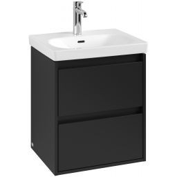 Villeroy & Boch Skyla szafka 52,2x42,4x59,6 cm podumywalkowa wisząca Volcano Black C79300VL