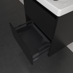 Villeroy & Boch Skyla szafka 52,2x42,4x59,6 cm podumywalkowa wisząca Volcano Black C79300VL