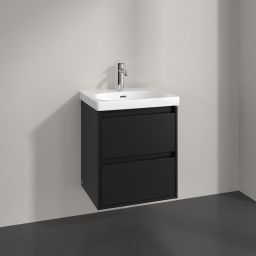 Villeroy & Boch Skyla szafka 52,2x42,4x59,6 cm podumywalkowa wisząca Volcano Black C79300VL
