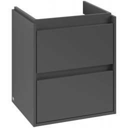 Villeroy & Boch Skyla szafka 52,2x42,4x59,6 cm podumywalkowa wisząca Graphite C79300VR