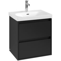 Villeroy & Boch Skyla szafka 57,2x43,9x59,6 cm podumywalkowa wisząca Volcano Black C79400VL