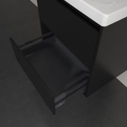 Villeroy & Boch Skyla szafka 57,2x43,9x59,6 cm podumywalkowa wisząca Volcano Black C79400VL