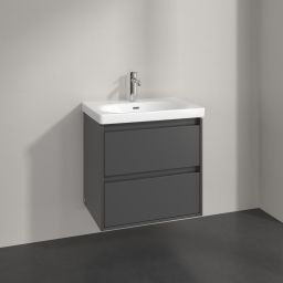 Villeroy & Boch Skyla szafka 62,2x43,9x59,6 cm podumywalkowa wisząca Graphite C79500VR