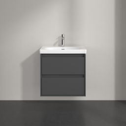 Villeroy & Boch Skyla szafka 62,2x43,9x59,6 cm podumywalkowa wisząca Graphite C79500VR