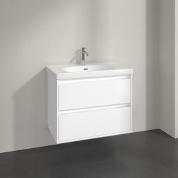 Villeroy & Boch Skyla szafka 77,2x43,9x59,6 cm podumywalkowa wisząca Brilliant White C79600VE