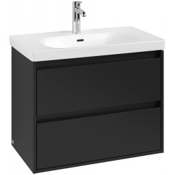 Villeroy & Boch Skyla szafka 77,2x43,9x59,6 cm podumywalkowa wisząca Volcano Black C79600VL