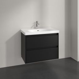 Villeroy & Boch Skyla szafka 77,2x43,9x59,6 cm podumywalkowa wisząca Volcano Black C79600VL