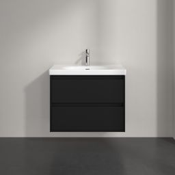 Villeroy & Boch Skyla szafka 77,2x43,9x59,6 cm podumywalkowa wisząca Volcano Black C79600VL