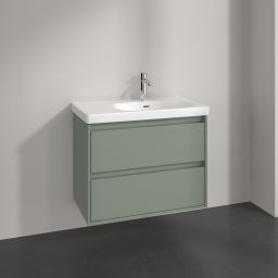 Villeroy & Boch Skyla szafka 77,2x43,9x59,6 cm podumywalkowa wisząca prawa Soft Green C79700AF