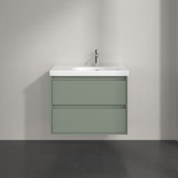 Villeroy & Boch Skyla szafka 77,2x43,9x59,6 cm podumywalkowa wisząca prawa Soft Green C79700AF