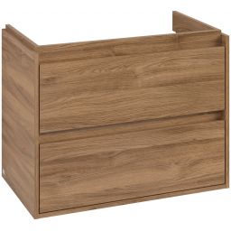 Villeroy & Boch Skyla szafka 77,2x43,9x59,6 cm podumywalkowa wisząca prawa Oak Kansas C79700RH