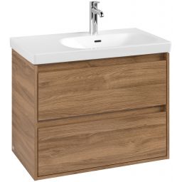 Villeroy & Boch Skyla szafka 77,2x43,9x59,6 cm podumywalkowa wisząca prawa Oak Kansas C79700RH
