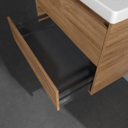 Villeroy & Boch Skyla szafka 77,2x43,9x59,6 cm podumywalkowa wisząca prawa Oak Kansas C79700RH