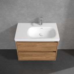 Villeroy & Boch Skyla szafka 77,2x43,9x59,6 cm podumywalkowa wisząca prawa Oak Kansas C79700RH