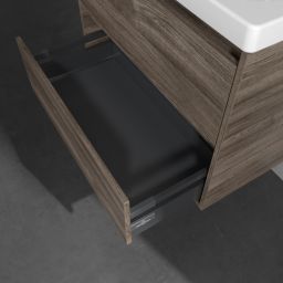 Villeroy & Boch Skyla szafka 77,2x43,9x59,6 cm podumywalkowa wisząca prawa Stone Oak C79700RK