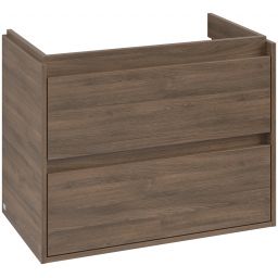 Villeroy & Boch Skyla szafka 77,2x43,9x59,6 cm podumywalkowa wisząca prawa Arizona Oak C79700VH