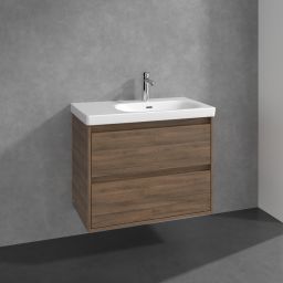 Villeroy & Boch Skyla szafka 77,2x43,9x59,6 cm podumywalkowa wisząca prawa Arizona Oak C79700VH