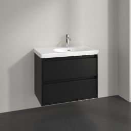 Villeroy & Boch Skyla szafka 77,2x43,9x59,6 cm podumywalkowa wisząca prawa Volcano Black C79700VL