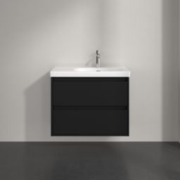 Villeroy & Boch Skyla szafka 77,2x43,9x59,6 cm podumywalkowa wisząca prawa Volcano Black C79700VL