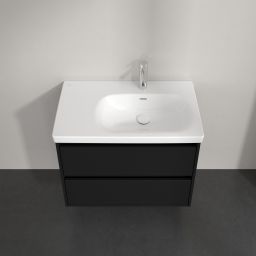 Villeroy & Boch Skyla szafka 77,2x43,9x59,6 cm podumywalkowa wisząca prawa Volcano Black C79700VL