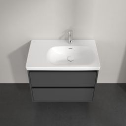 Villeroy & Boch Skyla szafka 77,2x43,9x59,6 cm podumywalkowa wisząca prawa Graphite C79700VR