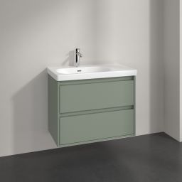 Villeroy & Boch Skyla szafka 77,2x43,9x59,6 cm podumywalkowa wisząca lewa Soft Green C79800AF