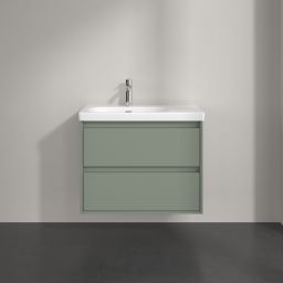 Villeroy & Boch Skyla szafka 77,2x43,9x59,6 cm podumywalkowa wisząca lewa Soft Green C79800AF