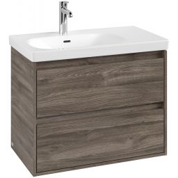 Villeroy & Boch Skyla szafka 77,2x43,9x59,6 cm podumywalkowa wisząca lewa Stone Oak C79800RK