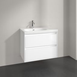 Villeroy & Boch Skyla szafka 77,2x43,9x59,6 cm podumywalkowa wisząca lewa Brilliant White C79800VE