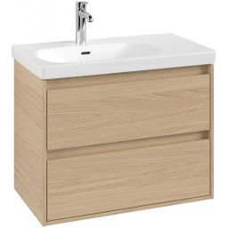 Villeroy & Boch Skyla szafka 77,2x43,9x59,6 cm podumywalkowa wisząca lewa Nordic Oak C79800VJ