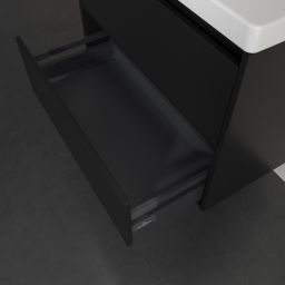 Villeroy & Boch Skyla szafka 77,2x43,9x59,6 cm podumywalkowa wisząca lewa Volcano Black C79800VL